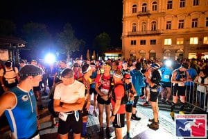 Nerväse Gesichter vor dem Start