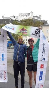 Robert Berger und Emmiliese Von Clemm: Gesamtsieger beim Trail Amadeus 37+