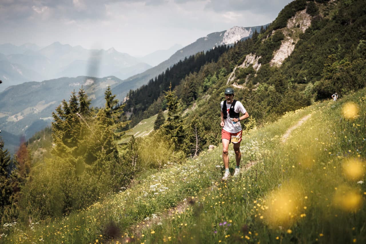 Yannick Gladow, der Sieger des KOASA-Marathon 2023, beim Rennen.
Bildnachweis: Max Draeger