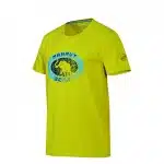 Mammut Seile T-Shirt, € 40,- mit dem alten Mammut Seilfabrik-Logo aus den 60er Jahren