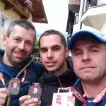 Mit Freund Mario und Bruder Andreas