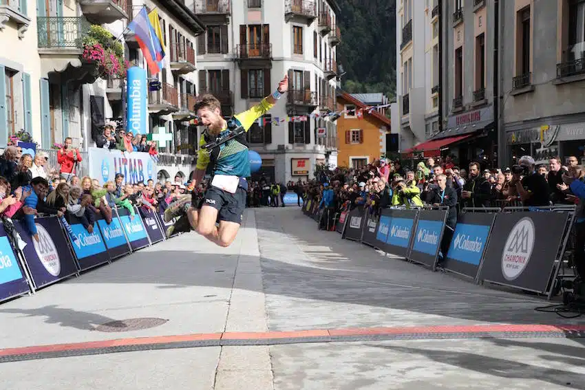 Der traditionelle Zielsprung von Flo